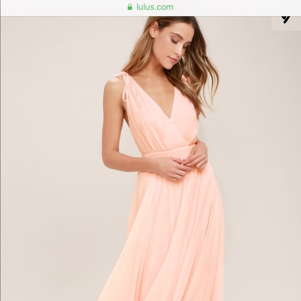 lulus Pink bridesmaid formal dress NWT